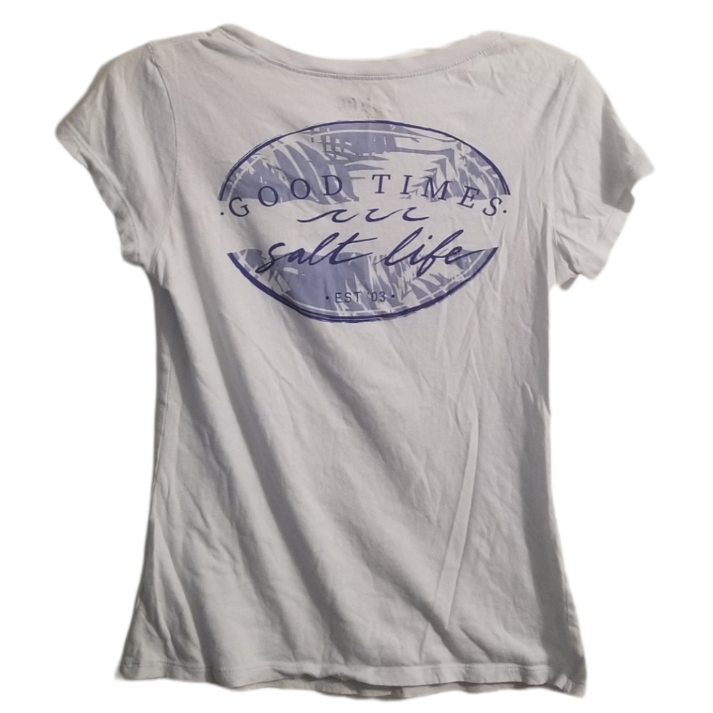 !FINAL DROP! SALT LIFE  Fitted T-Shirt Sz S